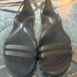 Crocs Black Sandals - women’s size 9